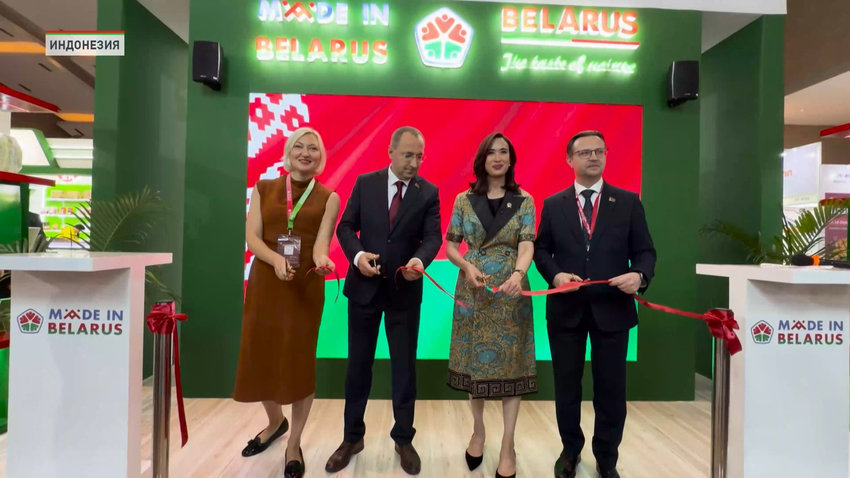Национальная экспозиция Беларуси работает на выставке Food&Hospitality Indonesia