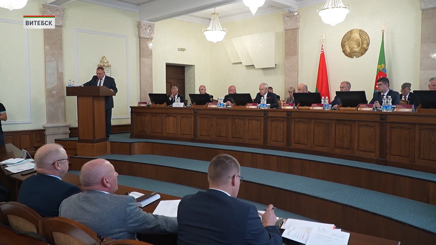 Сергеенко принял участие в открытом заседании Витебского облисполкома