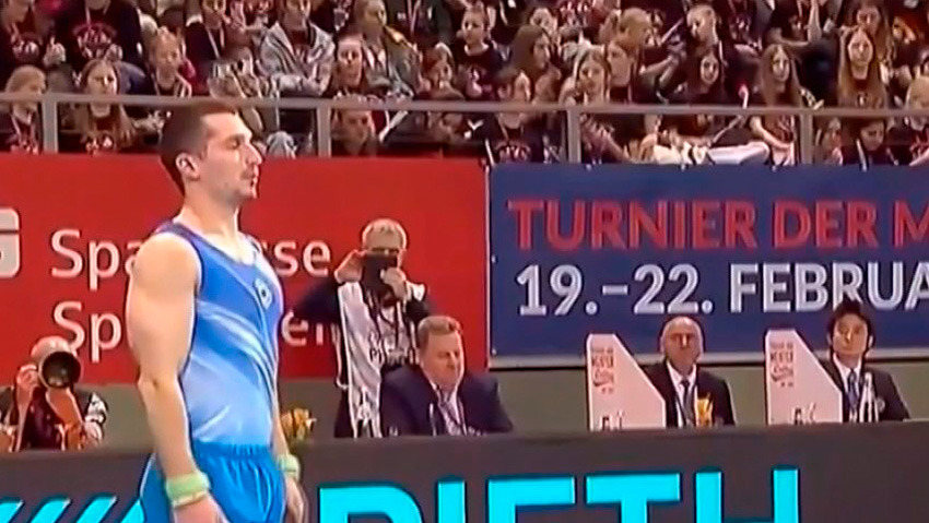 Егор Шарамков вышел в финал чемпионата Европы в вольных упражнениях
