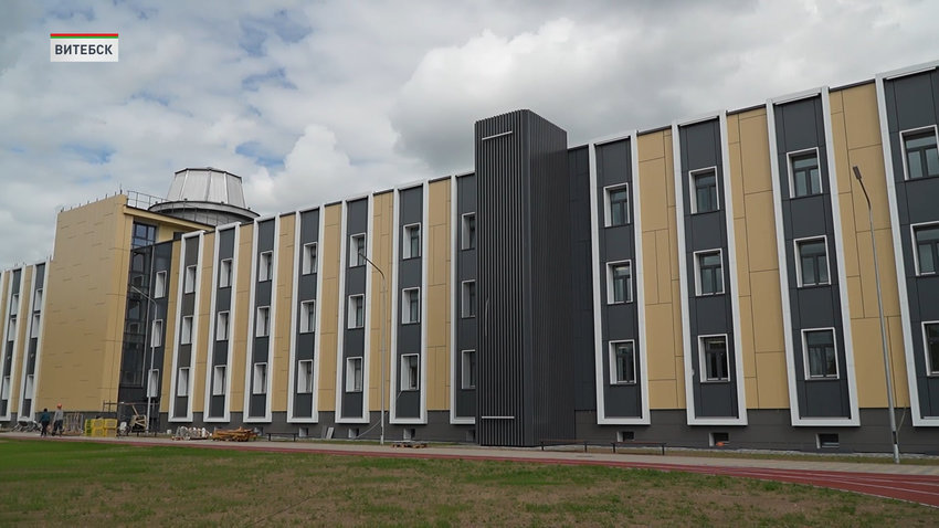 В Витебске к 1 сентября откроют обновленную гимназию №1 имени Жореса Алферова