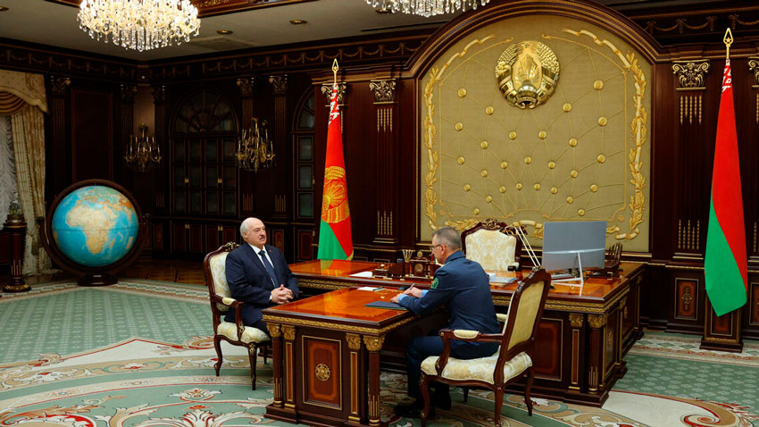 Президент принял с докладом председателя ГТК