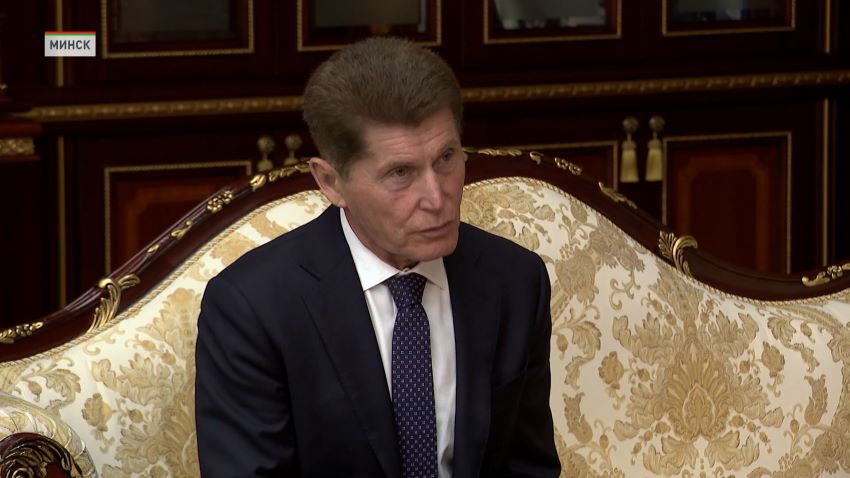 Лукашенко встретился с губернатором Приморского края