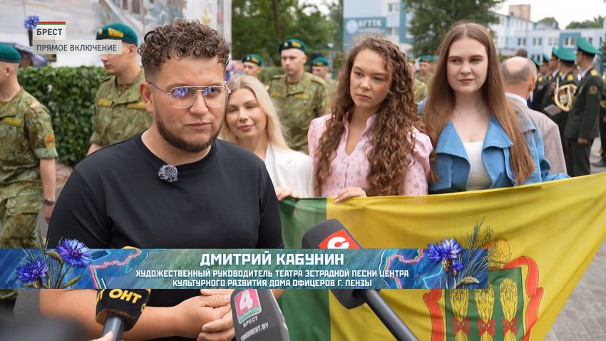 Мурал в честь Героя Советского Союза Андрея Кижеватова открыли в Бресте