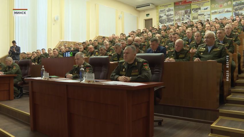 Виктор Хренин провел лекцию для слушателей и преподавателей факультета Генштаба Вооруженных Сил