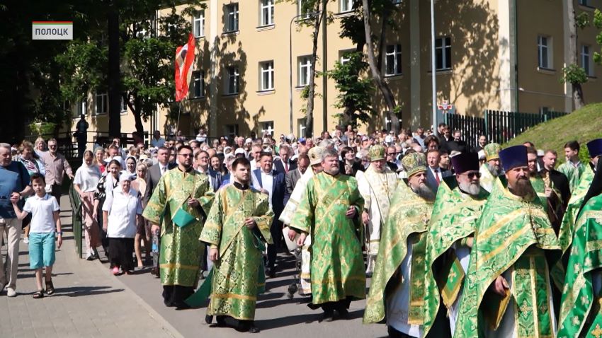 Православные верующие отмечают день памяти Евфросинии Полоцкой