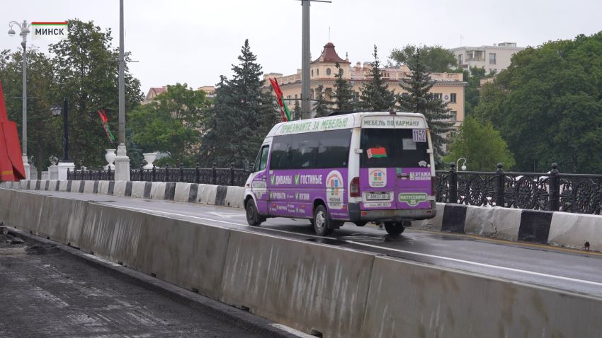 Реконструкцию моста через Свислочь в районе площади Победы планируется завершить до конца лета