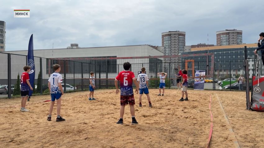 Обновленную спортивную площадку открыли в Московском районе Минска