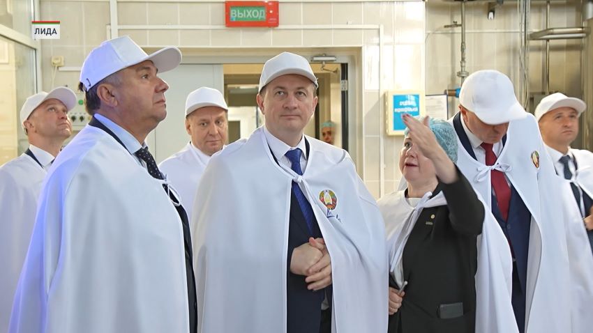 Турчин посетил Лидский молочно‑консервный комбинат