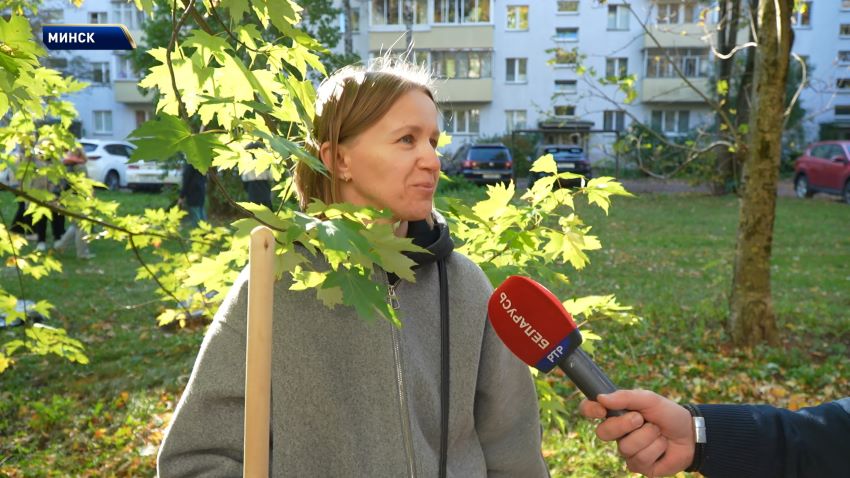 Сезон осенних субботников стартовал в Беларуси