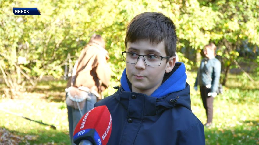 Сезон осенних субботников стартовал в Беларуси