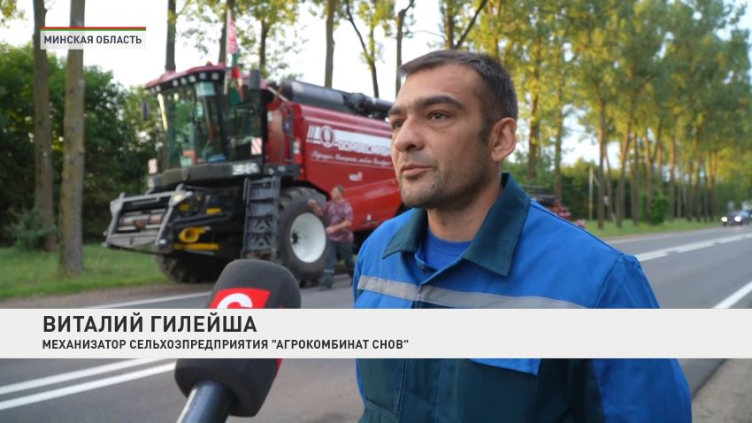 Аграрии Несвижского района помогут крупским хлеборобам в уборке зерна