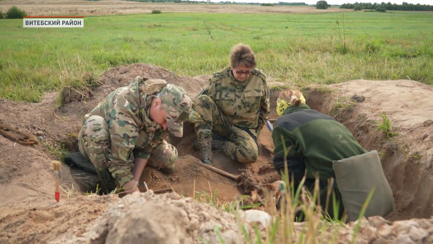 Волонтеры-поисковики из Татарстана присоединились к международной «Вахте Памяти» в Витебском районе 