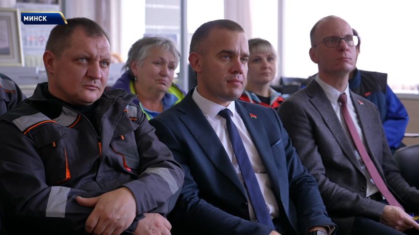 Единый день информирования провели на Опытно-механическом заводе в Минске