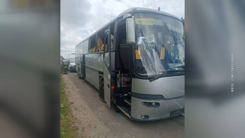 Автобус с детской футбольной командой из Речицы подвергся атаке БПЛУ в Брянской области