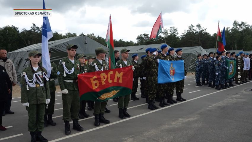 На полигоне «Брестский» завершился финал республиканской военно-патриотической игры «Орленок»