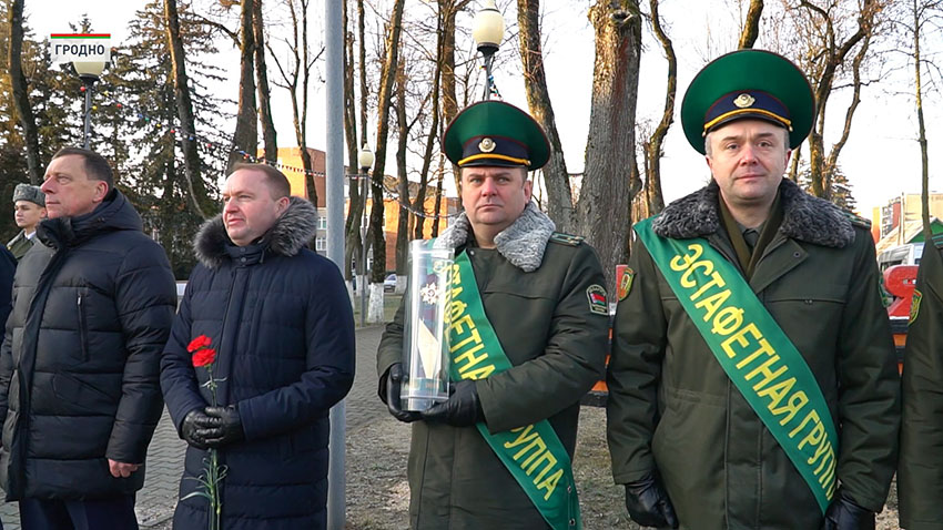 18 февраля завершился белорусский этап международной военно-патриотической акции «Эстафета Победы»