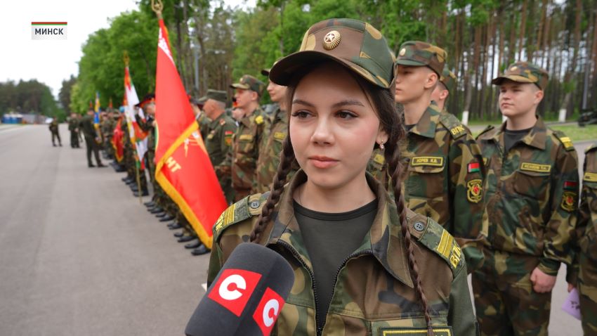 На базе Военной академии Беларуси проходит смотр-конкурс на лучший военно-патриотический клуб 