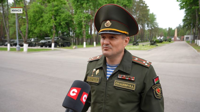 На базе Военной академии Беларуси проходит смотр-конкурс на лучший военно-патриотический клуб 