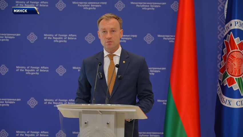 Руслан Варанков, пресс-секретарь Министерства иностранных дел Беларуси