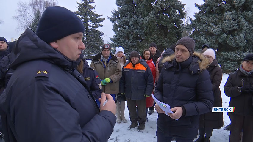 В Витебске продолжают разбираться в причинах пожара в торговом центре.