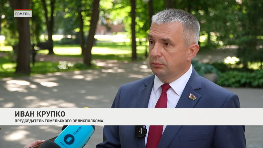 Лукашенко попросил Крупко передать жителям Гомельщины «ни о чем не беспокоиться»