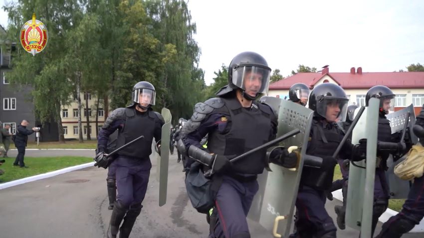 Командно-штабные учения МВД прошли в Минске