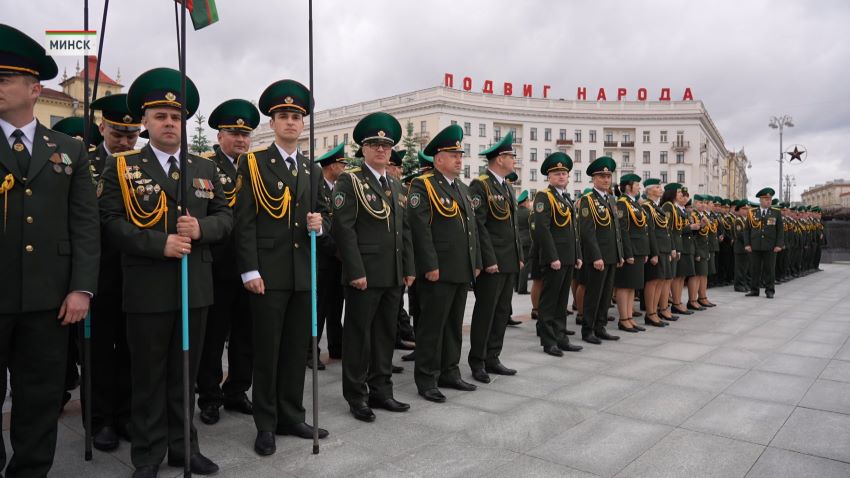 Аллею Славы героев-пограничников открыли в Минске