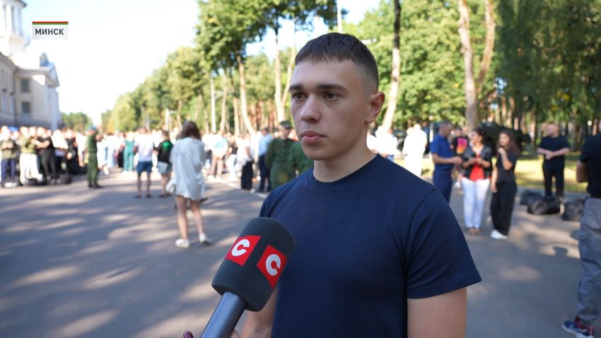 Более 800 новобранцев прибыли в Военную академию Беларуси