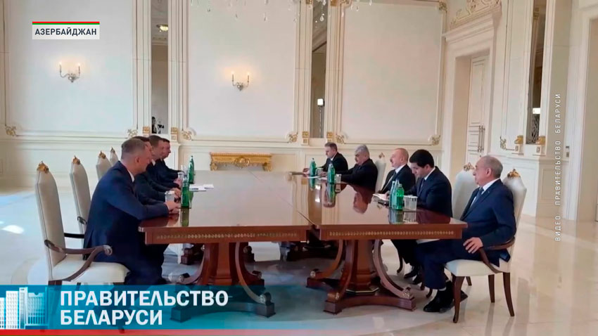 Белорусская правительственная делегация работает в Азербайджане