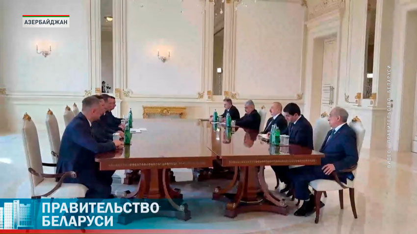 Беларусь – Азербайджан. Белорусская правительственная делегация работает в Баку