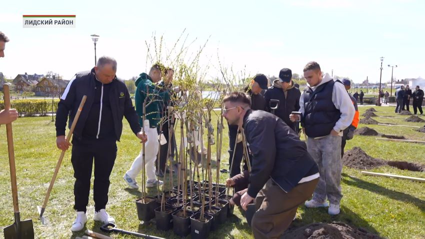 Аллея блогеров в Лиде