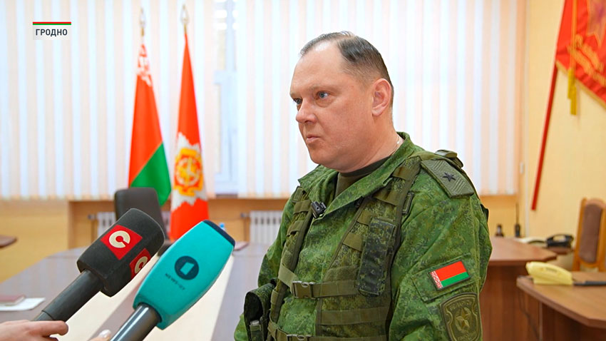 Вадим Суров, командующий войсками Западного оперативного командования Вооруженных Сил Беларуси