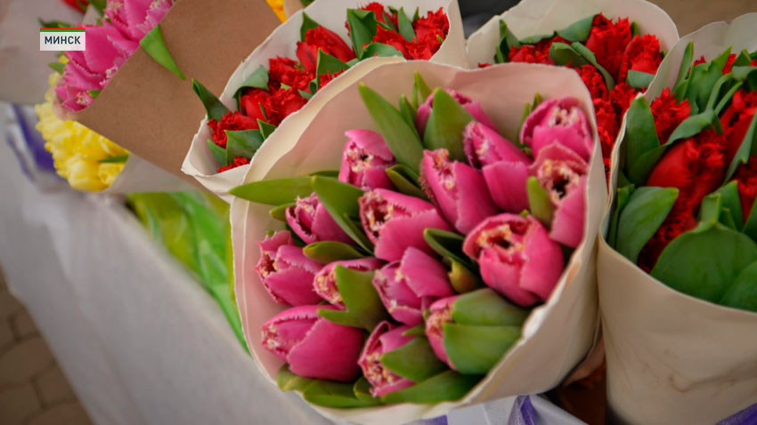 В Минске будет установлен контроль за торговлей цветами в праздники