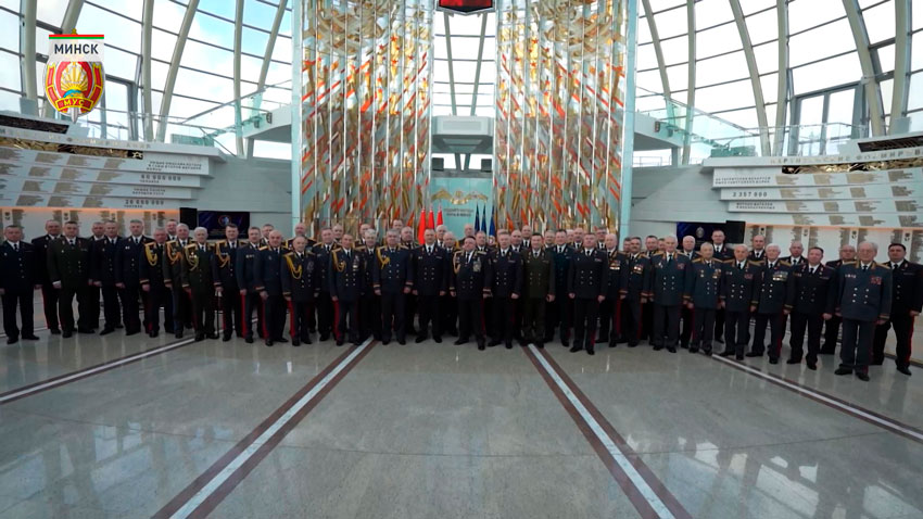 Накануне Дня белорусской милиции в Минске состоялся торжественный прием