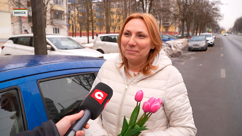 Подумали, что просто обычная остановка проверки документов, а тут такой сюрприз от работников ГАИ. Очень приятно. Подняли настроение. 