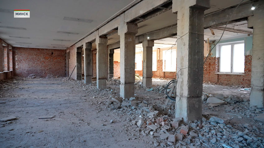 Главный корпус БГУ закрыли на реконструкцию