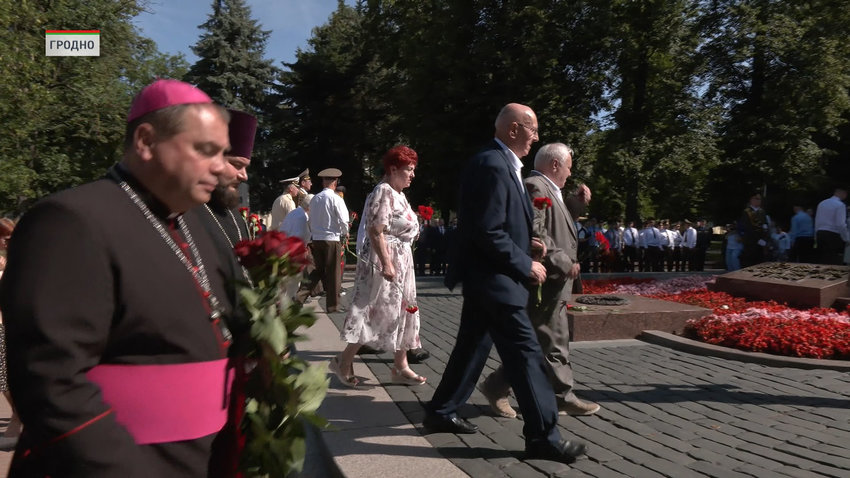 Никто не забыт! Гродно празднует 82-ю годовщину освобождения от немецко-фашистских захватчиков