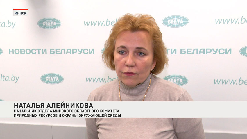 Наталья Алейникова, начальник отдела контроля за охраной и использованием атмосферного воздуха и водных ресурсов Минского областного комитета природных ресурсов и охраны окружающей среды
