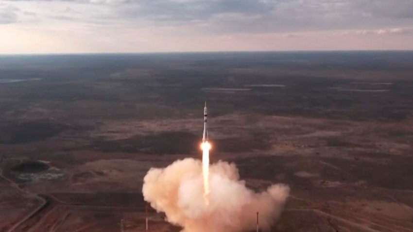 Корабль «Союз МС-25» следует до МКС по двухсуточной системе сближения