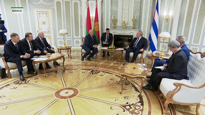 Лукашенко и премьер-министр Кубы проводят переговоры