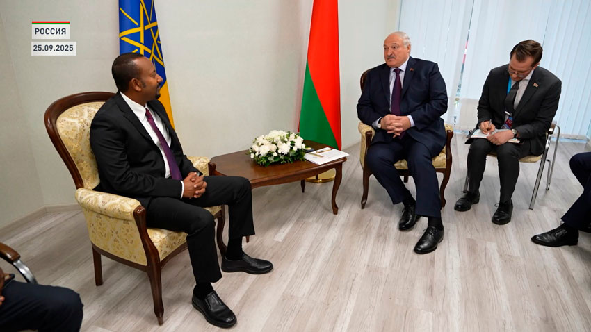 Также в Москве Александр Лукашенко провел переговоры с премьер-министром Эфиопии. Экономика этой страны демонстрирует значительный рост. И Беларусь готова к тесному сотрудничеству.
