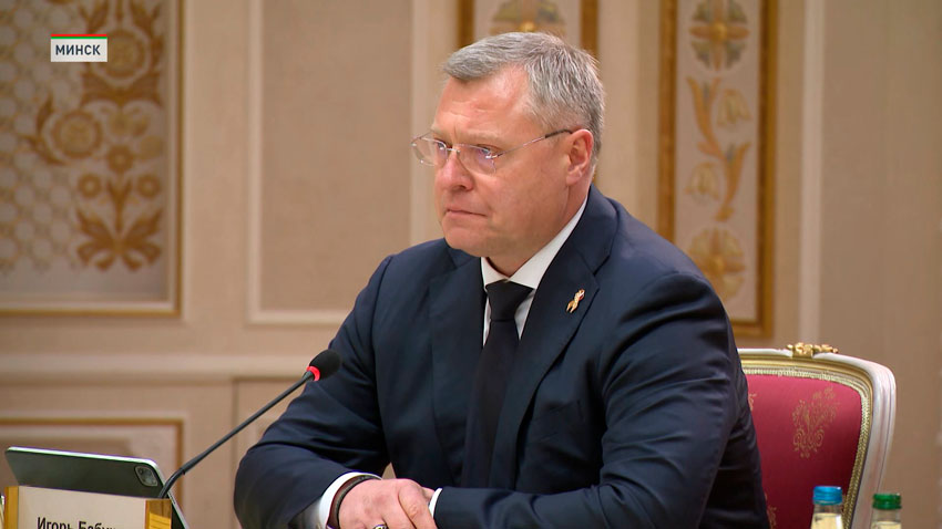 Александр Лукашенко встретился с губернатором Астраханской области