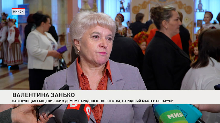 Валентина Занько, заведующая Ганцевичским домом народного творчества, народный мастер Беларуси