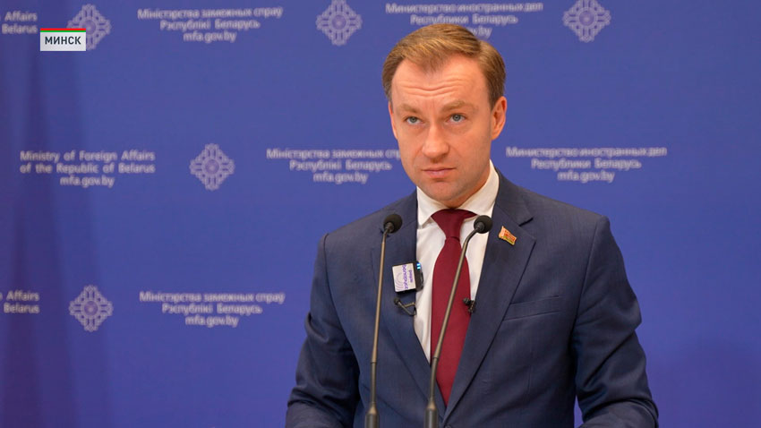 Руслан Варанков, пресс-секретарь Министерства иностранных дел Беларуси