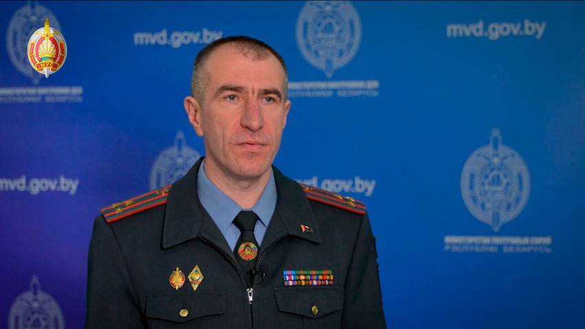 Александр Купченя, начальник ГУОПП МОБ МВД Беларуси