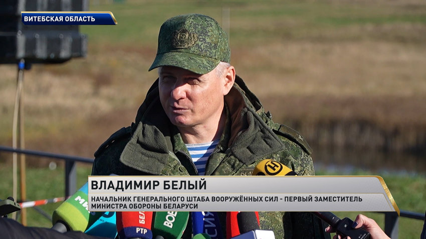 На полигоне в Витебской области завершилось командно-штабное учение с Миротворческими силами ОДКБ