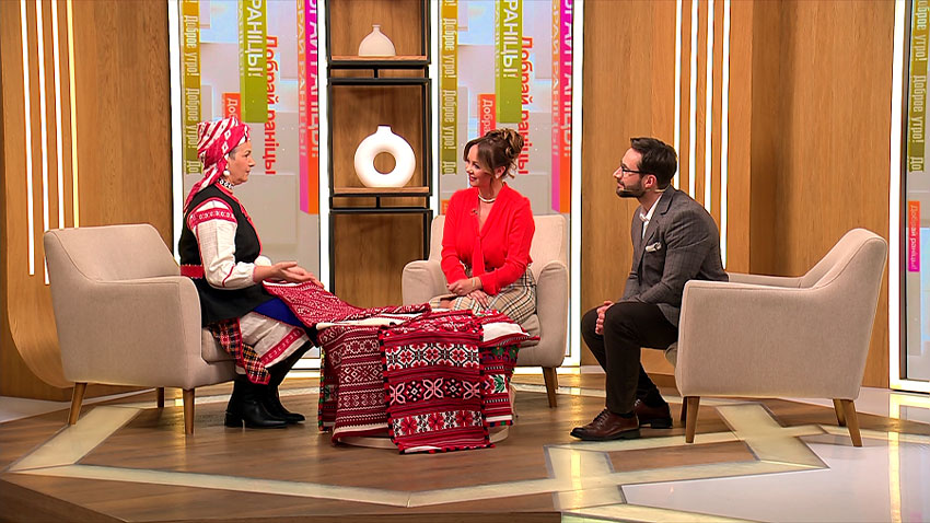 Татьяна Суглоб, руководитель кружка филиала «Неглюбский сельский центр ткачества» Ветковского центра культуры и народного творчества