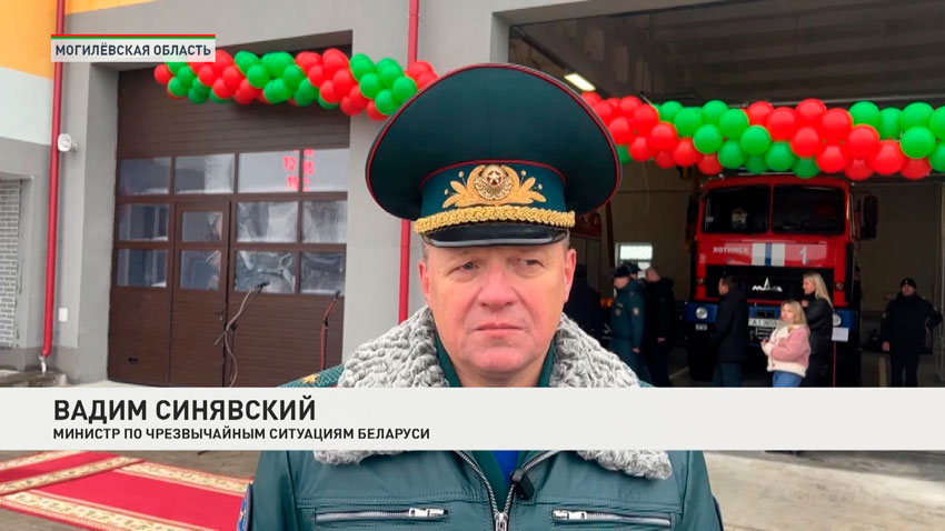 Вадим Синявский, министр по чрезвычайным ситуациям Беларуси