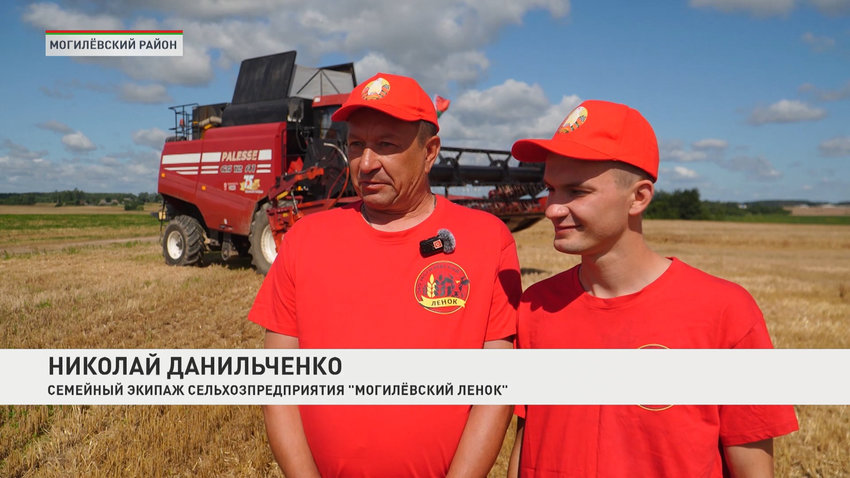 Николай и Алексей Данильченко, семейный экипаж сельхозпредприятия «Могилевский Ленок»