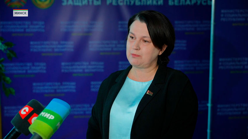 Елена Гоморова, начальник главного управления пенсионного обеспечения Министерства труда и социальной защиты Беларуси